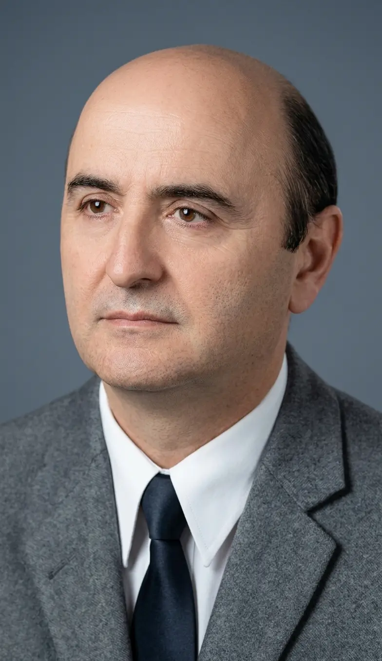 Retrato del Cr. Pedro Arnaldo Rivelli, presidente del Consejo Profesional de Ciencias Económicas de Salta durante el período 1964 - 1967